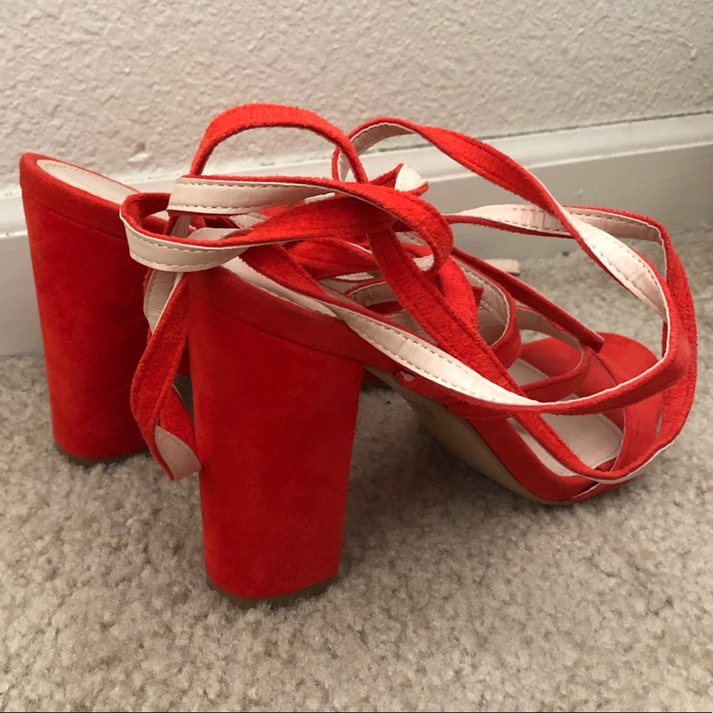 Lace up heels